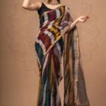 multi colored kota doriya saree