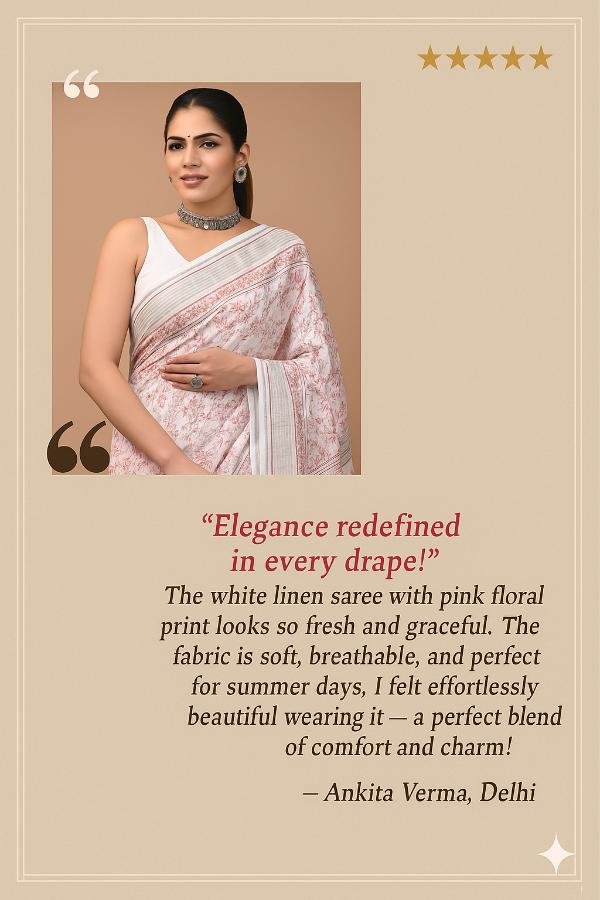 Linen Saree review